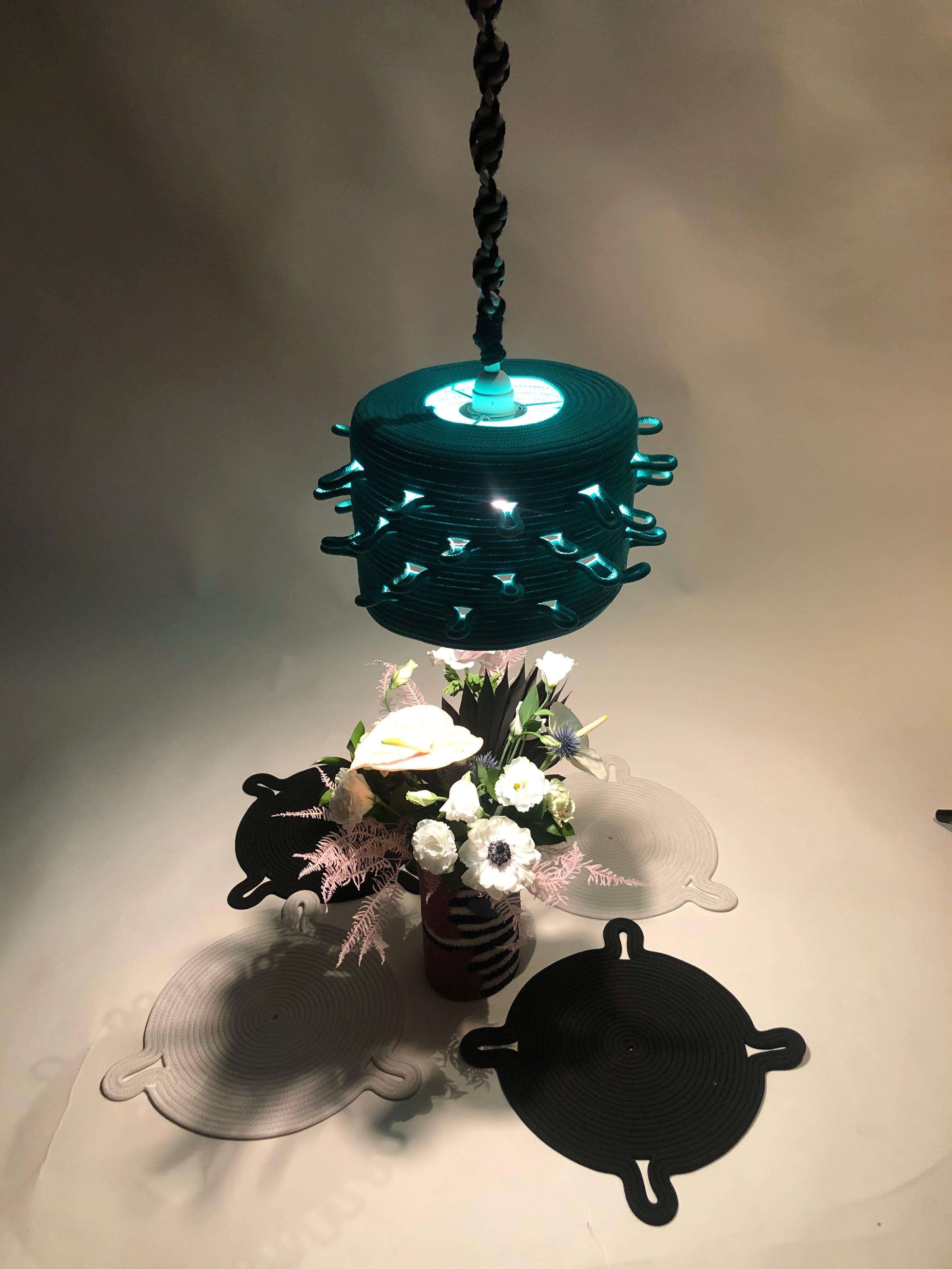 Hanging Lamp - Teal