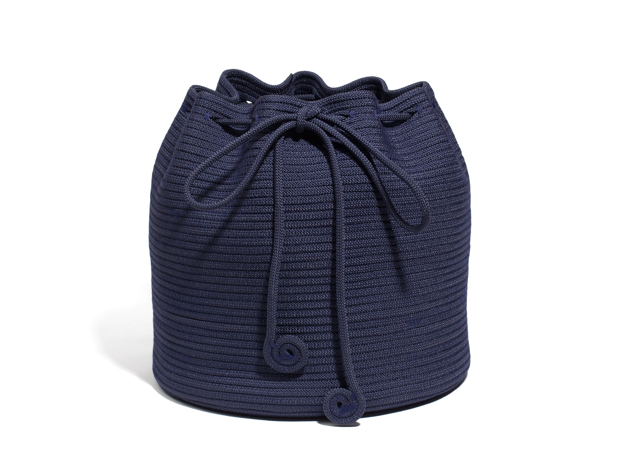 Drawstring Basket - Navy