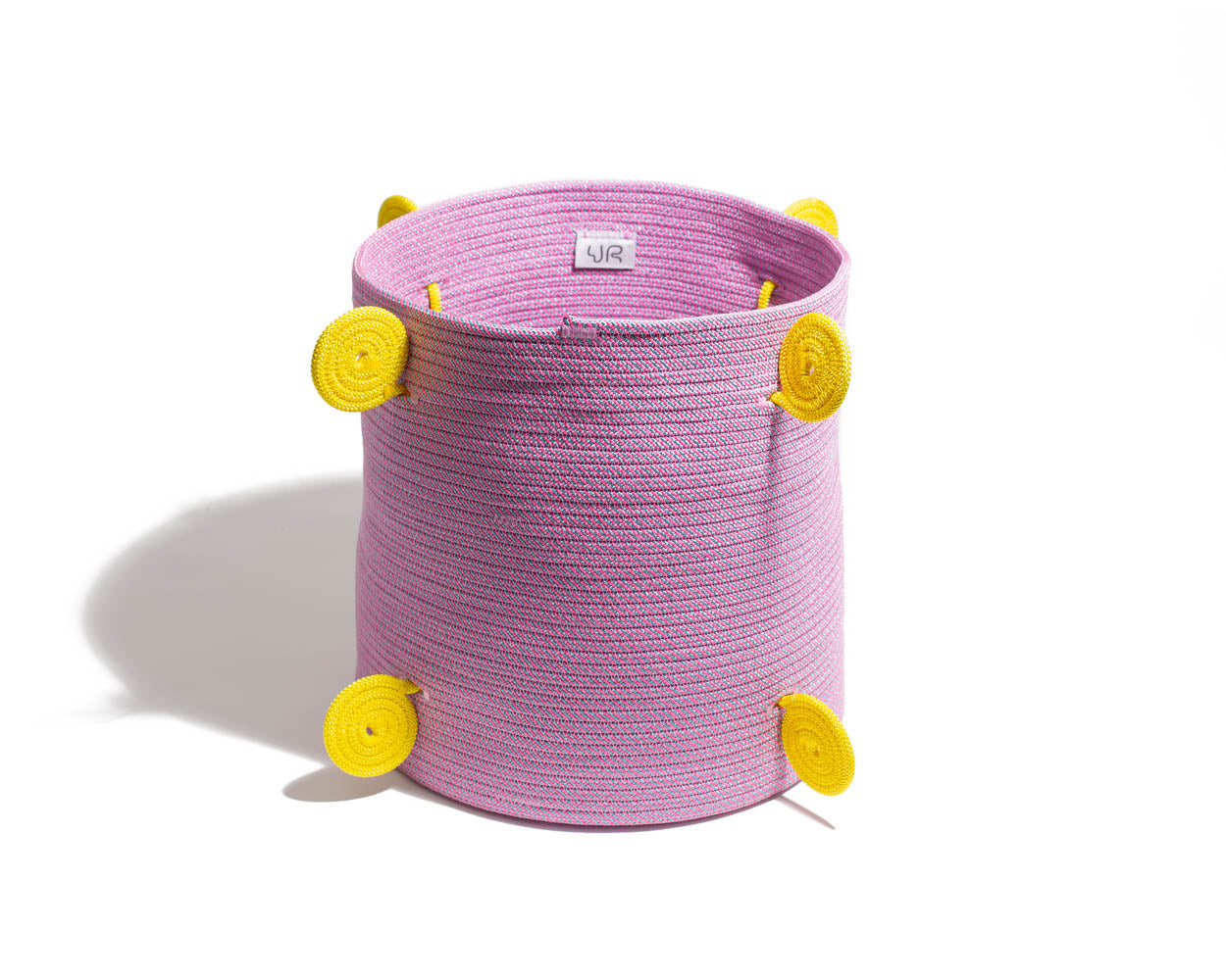 Large Spiral Basket - Pink Lemonade