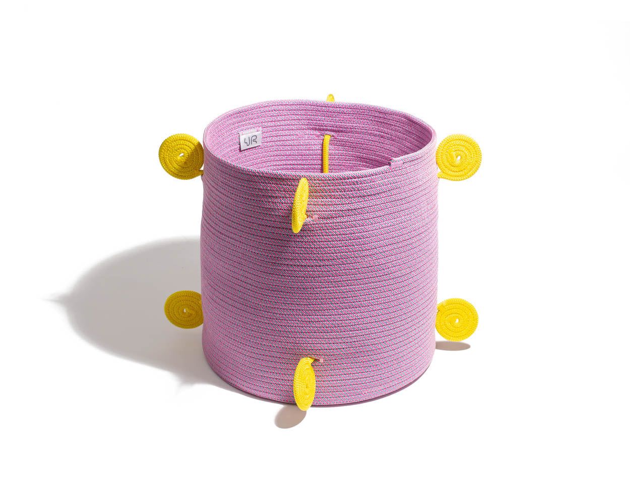 Large Spiral Basket - Pink Lemonade